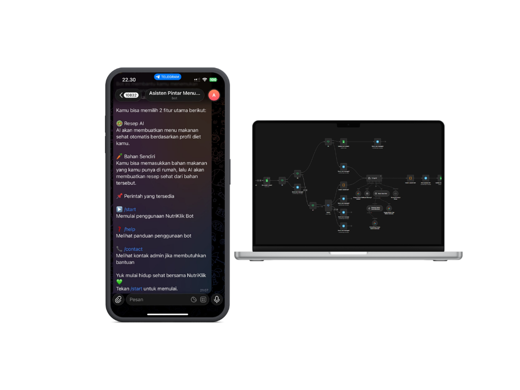 Preview Nutriklik Telegram Bot
